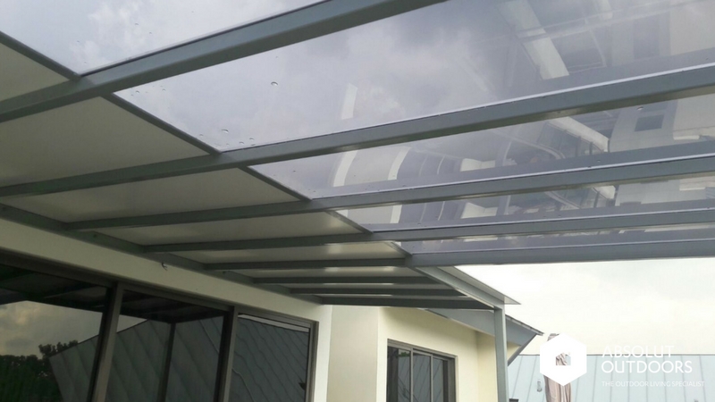 Modern galvanised Steel Trellis in Singapore