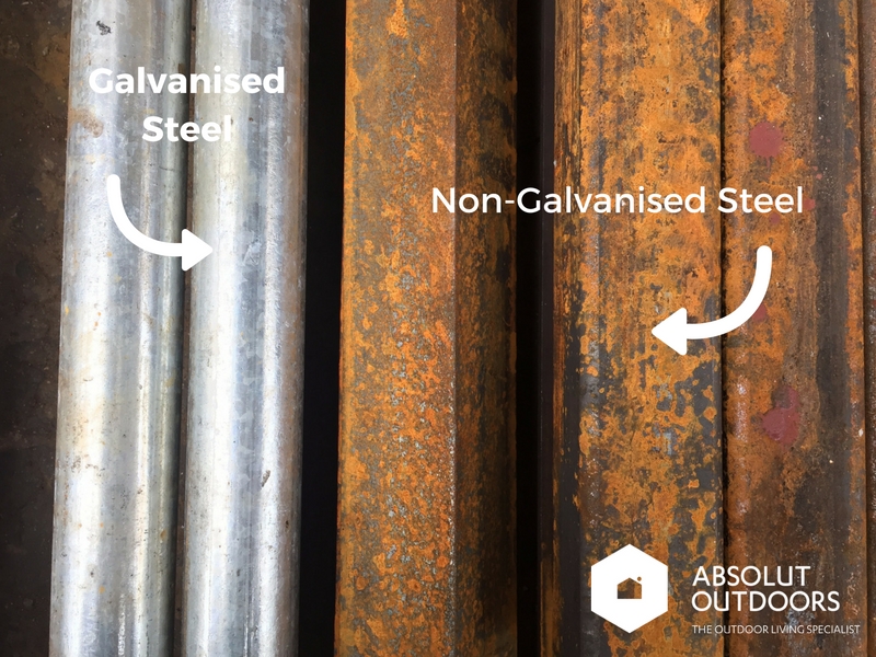 Galvanised vs Non-galvanised Steel
